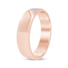 Thumbnail Image 2 of Now + Forever Men's Diamond Diagonal Wedding Band 1/10 ct tw 10K Rose Gold