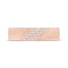 Thumbnail Image 3 of Now + Forever Men's Diamond Diagonal Wedding Band 1/10 ct tw 10K Rose Gold