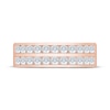 Thumbnail Image 3 of Now + Forever Men's Diamond Two-Row Channel Wedding Band 1 ct tw 10K Rose Gold