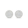 Thumbnail Image 2 of Multi-Diamond Stud Earrings 1/4 ct tw Sterling Silver