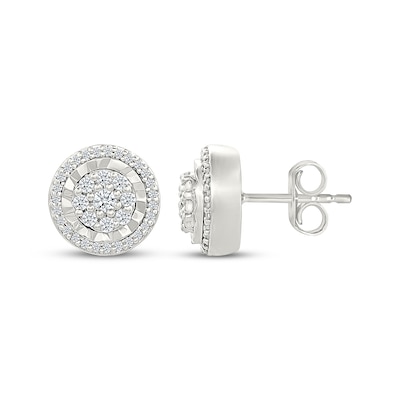 Stud Earrings Macys Custom Jewelry Multi-Diamond Stud Earrings 1/4