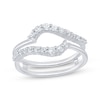 Thumbnail Image 1 of Now + Forever Diamond Bypass Wrap Ring 3/8 ct tw 14K White Gold