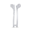 Thumbnail Image 2 of Now + Forever Diamond Bypass Wrap Ring 3/8 ct tw 14K White Gold