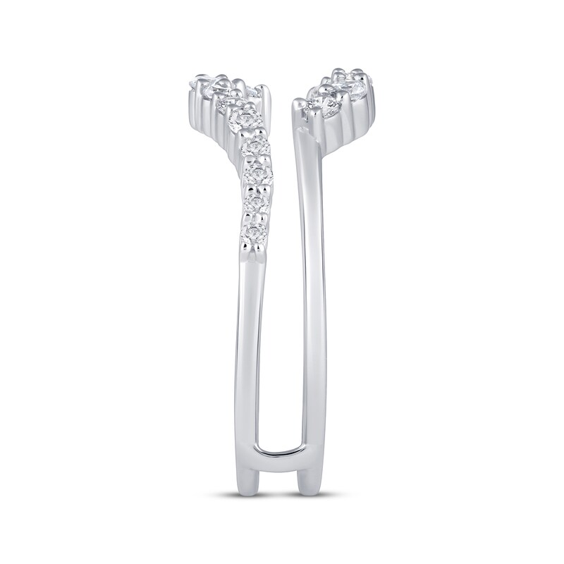 Main Image 2 of Now + Forever Diamond Bypass Wrap Ring 3/8 ct tw 14K White Gold