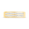 Thumbnail Image 3 of Now + Forever Men's Square-Cut Diamond Two-Row Wedding Band 3/4 ct tw 10K Yellow Gold