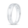 Thumbnail Image 2 of Now + Forever Men's Diamond Nine-Stone Wedding Band 1/2 ct tw 10K White Gold
