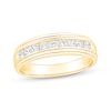 Thumbnail Image 1 of Now + Forever Men's Diamond Nine-Stone Wedding Band 1/2 ct tw 10K Yellow Gold