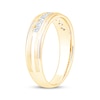 Thumbnail Image 2 of Now + Forever Men's Diamond Nine-Stone Wedding Band 1/2 ct tw 10K Yellow Gold