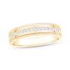 Thumbnail Image 1 of Now + Forever Men's Diamond Milgrain Wedding Band 1/4 ct tw 10K Yellow Gold