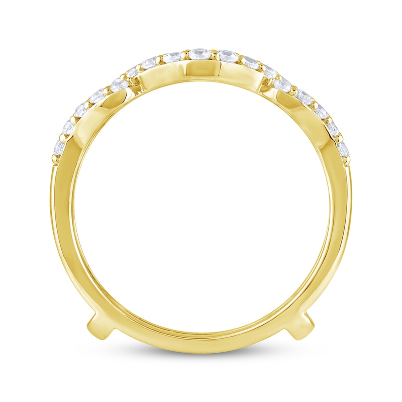 Main Image 3 of Now + Forever Diamond Wavy Enhancer Ring 1/2 ct tw 14K Yellow Gold