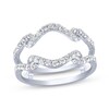 Thumbnail Image 1 of Now + Forever Diamond Wavy Enhancer Ring 1/2 ct tw 14K White Gold