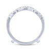 Thumbnail Image 3 of Now + Forever Diamond Wavy Enhancer Ring 1/2 ct tw 14K White Gold