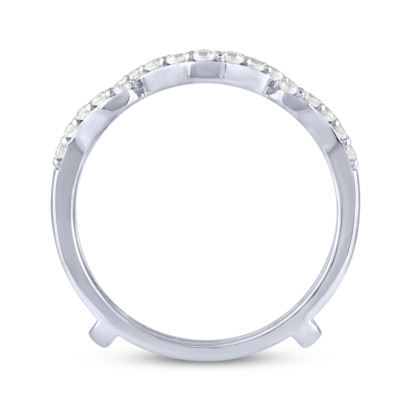 Main Image 3 of Now + Forever Diamond Wavy Enhancer Ring 1/2 ct tw 14K White Gold