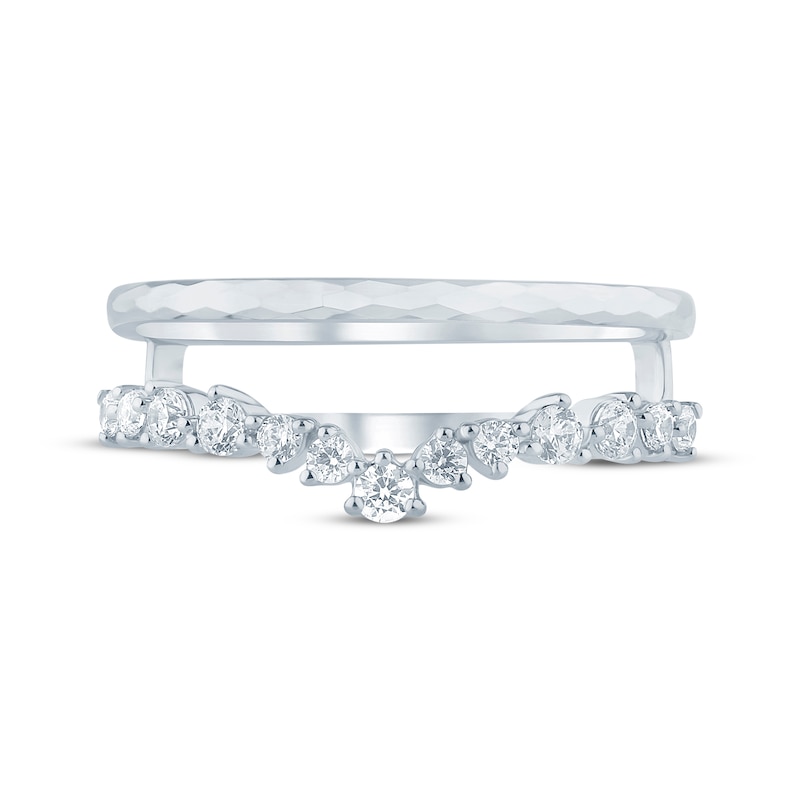 Main Image 3 of Now + Forever Diamond Chevron Enhancer Ring 1/3 ct tw 14K White Gold