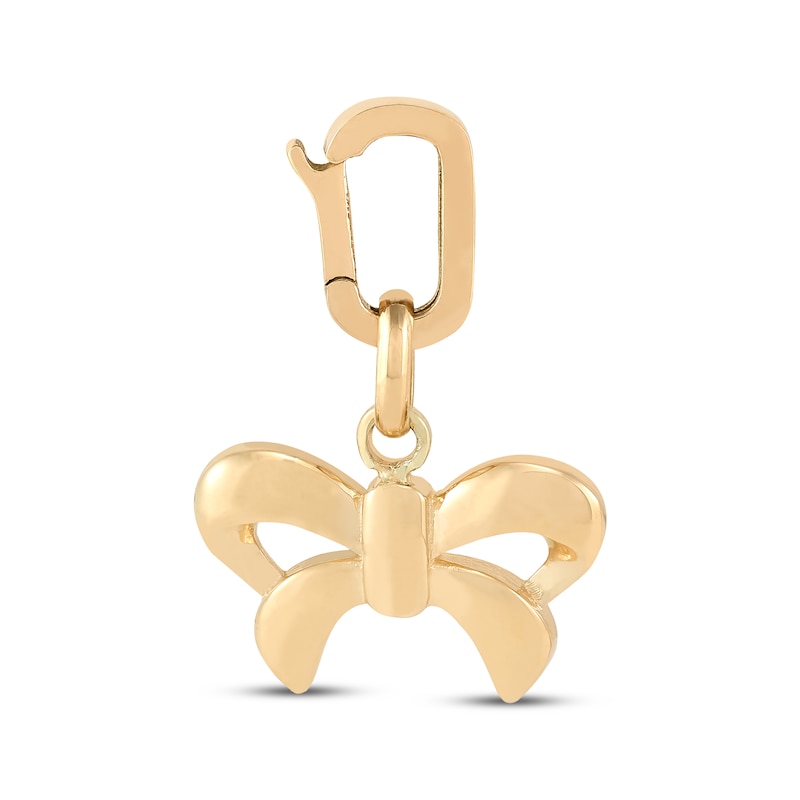 Main Image 1 of Charmed Memories Bow Charm 10K Yellow Gold