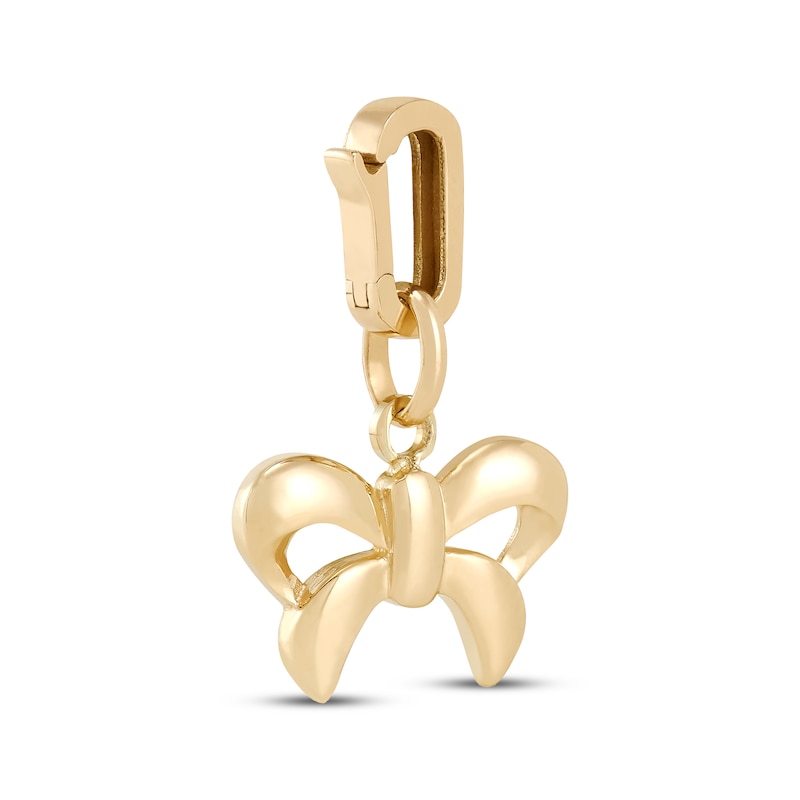 Main Image 2 of Charmed Memories Bow Charm 10K Yellow Gold