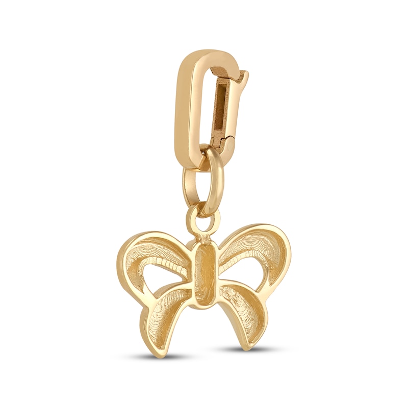 Main Image 4 of Charmed Memories Bow Charm 10K Yellow Gold