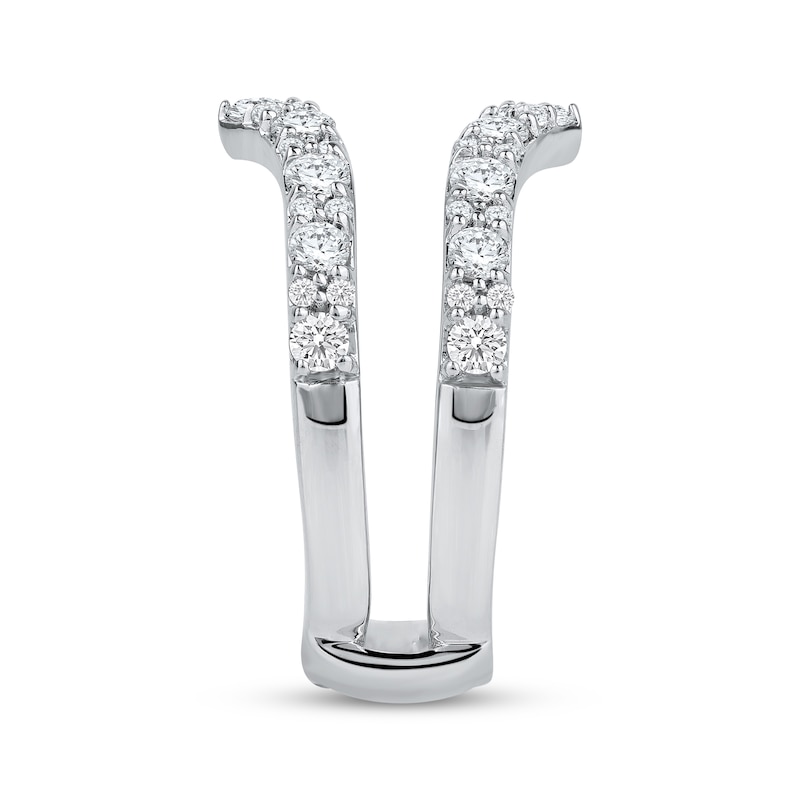 Main Image 2 of Now + Forever Diamond Chevron Enhancer Ring 1 ct tw 14K White Gold