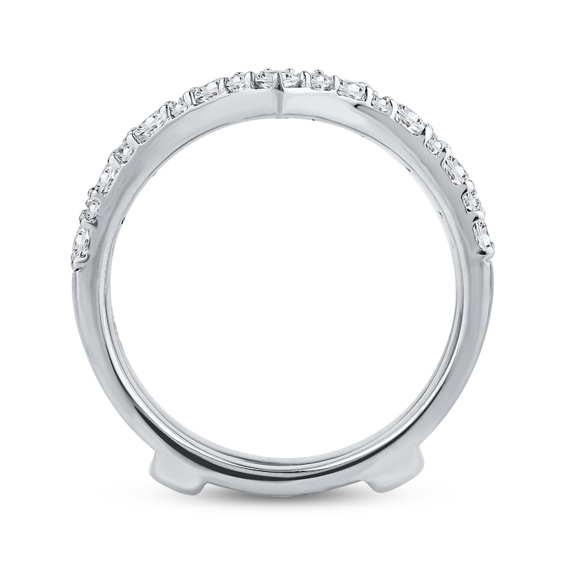 Main Image 3 of Now + Forever Diamond Chevron Enhancer Ring 1 ct tw 14K White Gold
