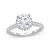 Thumbnail Image 1 of Now + Forever Round-Cut Lab-Grown Diamond Halo Engagement Ring 2 ct tw 14K White Gold