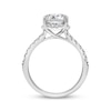 Thumbnail Image 2 of Now + Forever Round-Cut Lab-Grown Diamond Halo Engagement Ring 2 ct tw 14K White Gold