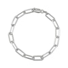 Thumbnail Image 1 of 5.9mm Paperclip Chain Bracelet Solid Sterling Silver 8"