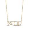Thumbnail Image 1 of Diamond Hebrew &quot;Grandma&quot; Necklace 1/10 ct tw 10K Yellow Gold 18&quot;
