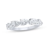 Thumbnail Image 1 of Lab-Grown Diamonds Pear-Shaped Anniversary Ring 2 ct tw 10K White Gold
