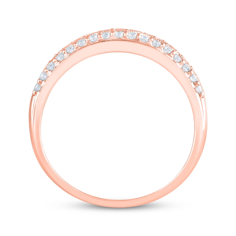 Main Image 4 of Now + Forever Diamond Anniversary Ring 1/2 ct tw 14K Rose Gold