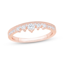 Now + Forever Diamond Anniversary Ring 1/3 ct tw 10K Rose Gold