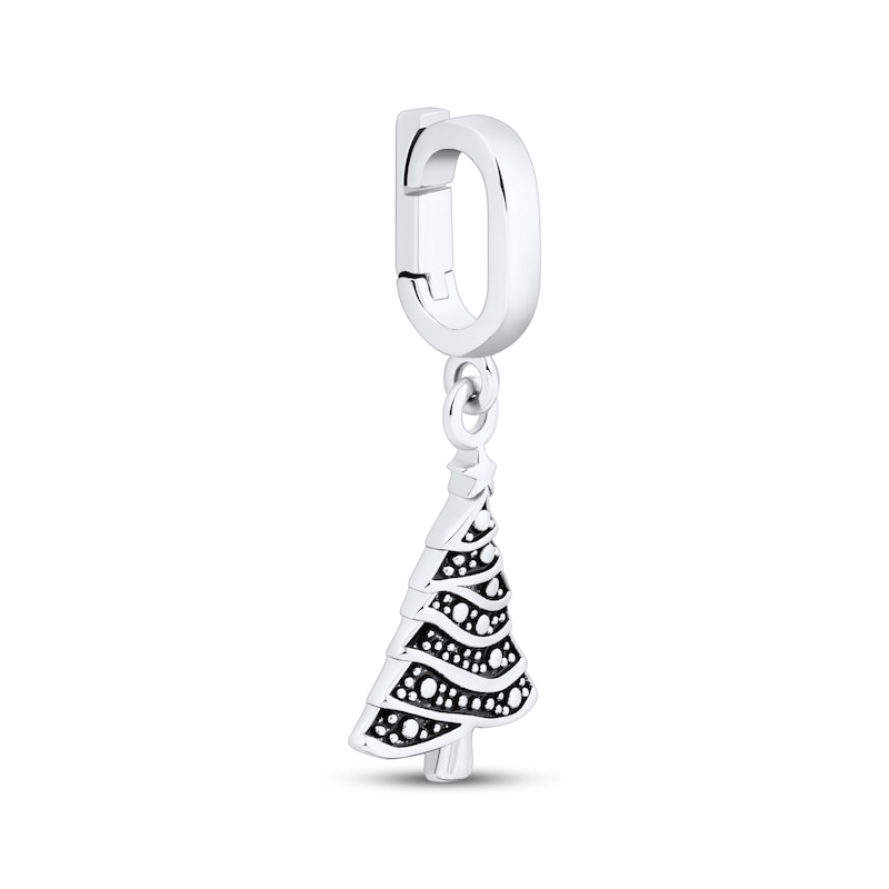 Main Image 2 of Charmed Memories Christmas Tree Charm Sterling Silver