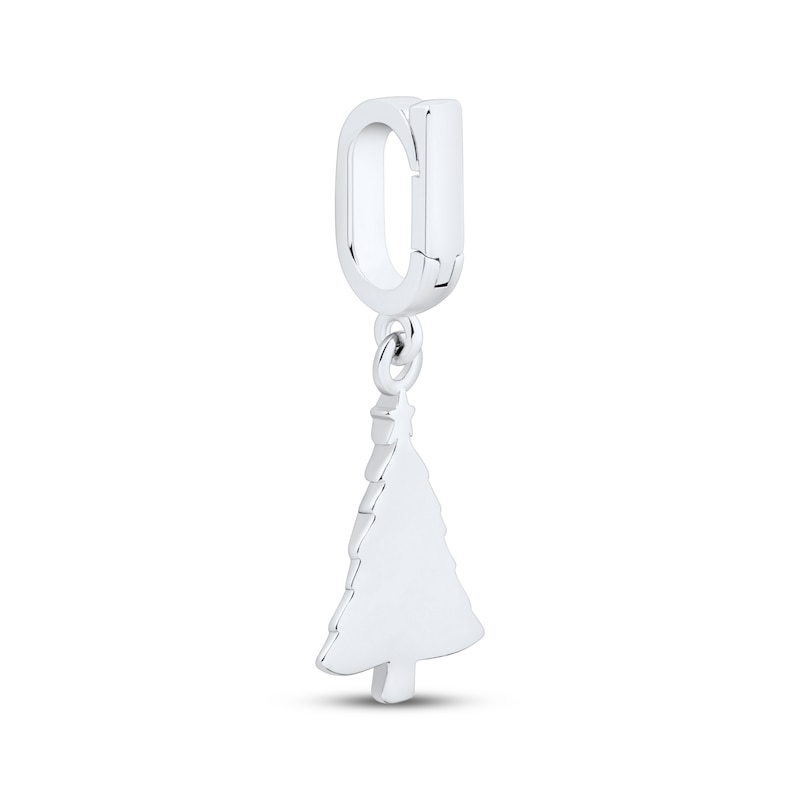 Main Image 3 of Charmed Memories Christmas Tree Charm Sterling Silver