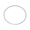 Thumbnail Image 2 of Diamond Station Flex Bangle Bracelet 1/3 ct tw 10K White Gold 7&quot;