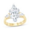 Thumbnail Image 1 of Monique Lhuillier Bliss Marquise-Cut Lab-Grown Diamond Engagement Ring 3-7/8 ct tw 18K Two-Tone Gold
