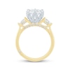 Thumbnail Image 3 of Monique Lhuillier Bliss Marquise-Cut Lab-Grown Diamond Engagement Ring 3-7/8 ct tw 18K Two-Tone Gold
