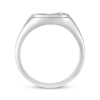 Thumbnail Image 3 of STUDIO BY KAY White Lab-Created Sapphire Cushion-Shaped Multi-Stone Ring Sterling Silver