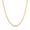 Thumbnail Image 1 of STUDIO BY KAY 3.5mm Diamond-Cut Cuban Curb Chain Necklace 24K Yellow Gold Vermeil Sterling Silver 22"