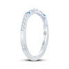 Thumbnail Image 2 of Monique Lhuillier Bliss Blue & White Lab-Grown Diamond Anniversary Ring 1/4 ct tw 18K White Gold