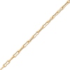 Thumbnail Image 2 of 5.4mm Bone Link Chain Bracelet Hollow 10K Yellow Gold 7.5"