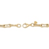 Thumbnail Image 3 of 5.4mm Bone Link Chain Bracelet Hollow 10K Yellow Gold 7.5"