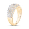 Thumbnail Image 2 of Now + Forever Diamond Multi-Row Anniversary Ring 1 ct tw 14K Yellow Gold