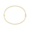 Thumbnail Image 3 of Italian Brilliance Diamond-Cut Bangle Bracelet 14K Yellow Gold 7"