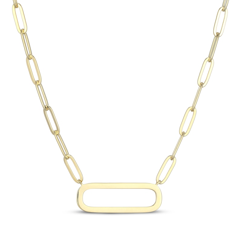 Main Image 3 of STUDIO BY KAY Capsule-Shaped Amethyst Necklace 24K Yellow Gold Vermeil Sterling Silver 18"