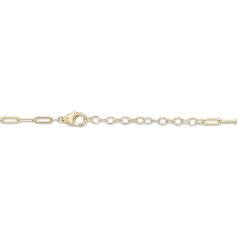 Main Image 4 of STUDIO BY KAY Capsule-Shaped Amethyst Necklace 24K Yellow Gold Vermeil Sterling Silver 18"