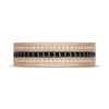 Thumbnail Image 3 of Neil Lane Men's Black & White Diamond Three-Row Wedding Band 1/2 ct tw 14K Yellow Gold