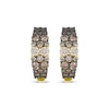 Thumbnail Image 2 of Le Vian Desert Diamonds Chocolate Ombré Hoop Earrings 1-1/4 ct tw 14K Honey Gold