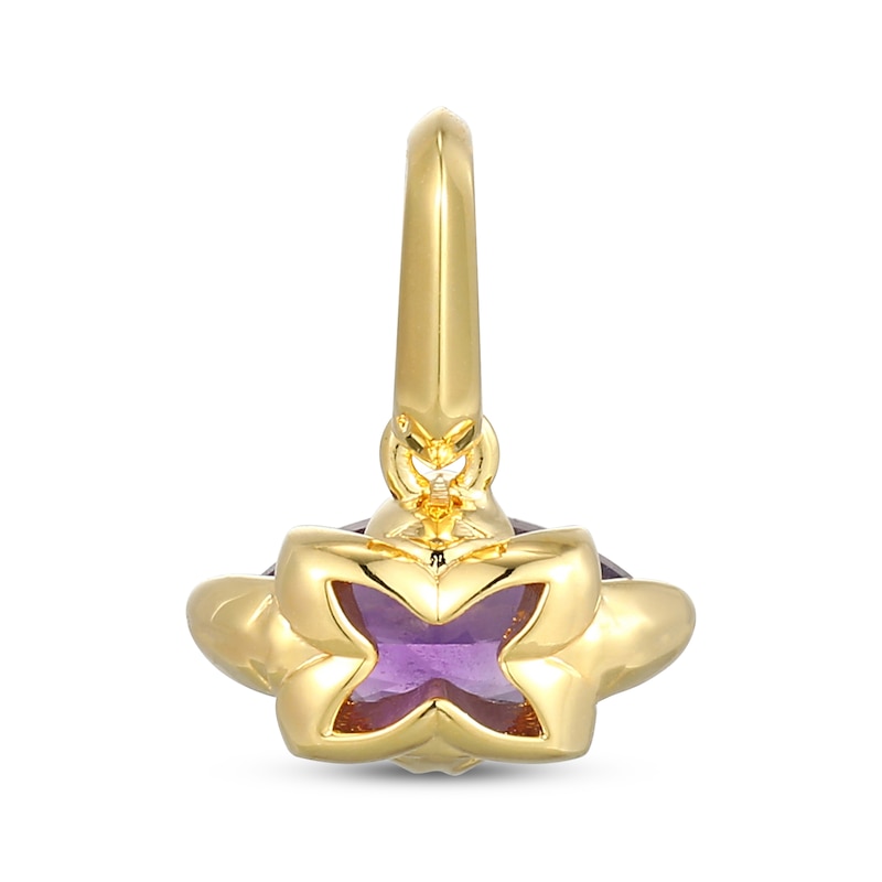 Main Image 3 of STUDIO BY KAY Marquise-Cut Amethyst East-West Charm 24K Yellow Gold Vermeil Sterling Silver