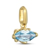 Thumbnail Image 2 of STUDIO BY KAY Marquise-Cut Swiss Blue Topaz East-West Charm 24K Yellow Gold Vermeil Sterling Silver