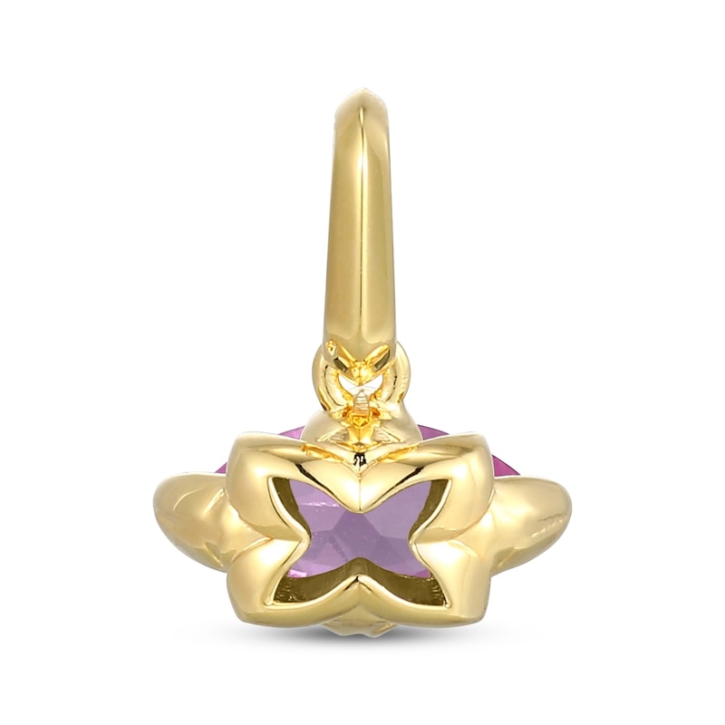 Main Image 3 of STUDIO BY KAY Marquise-Cut Pink Lab-Created Sapphire East-West Charm 24K Yellow Gold Vermeil Sterling Silver