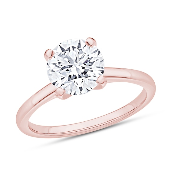 Now + Forever Solitaire Engagement Ring Setting 14K Rose Gold